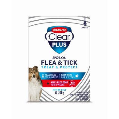 BM Clear PLUS 134mg / 120.6mg Spot On Solution for Medium Dogs 3T