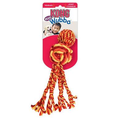 KONG Wubba Weaves with Rope Assorted Large