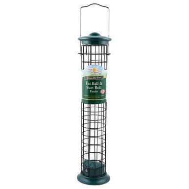 Harrisons Green Die Cast Suet Roll and Fat Ball Feeder 40cm