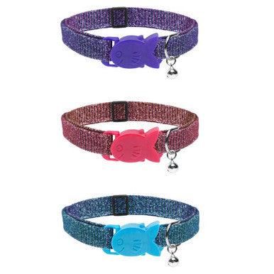 Cat Circus Collar Sparkle Purple