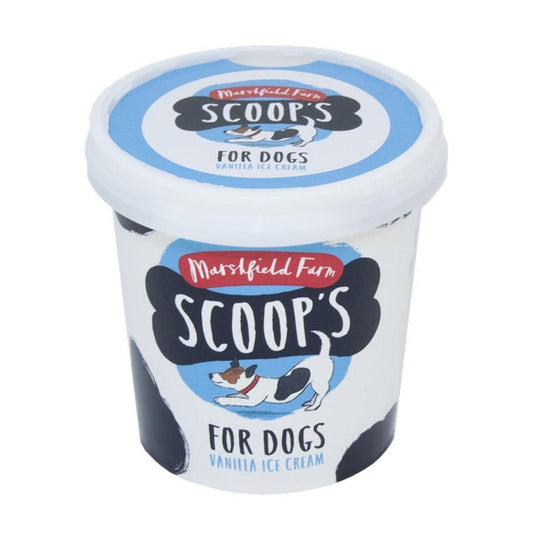 Scoops Vanilla Ice Cream for Dogs with joint aid supplement 125ml