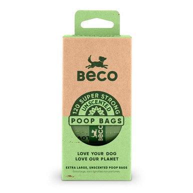 Beco Unscented Recycled Poop Bags x120 Pack