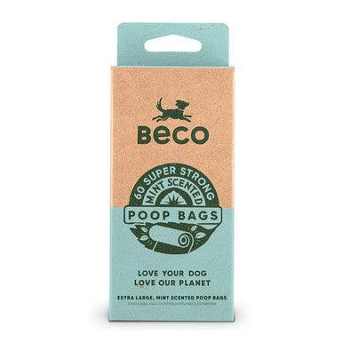 Beco Mint Scented Recycled Poop Bags x60 Pack