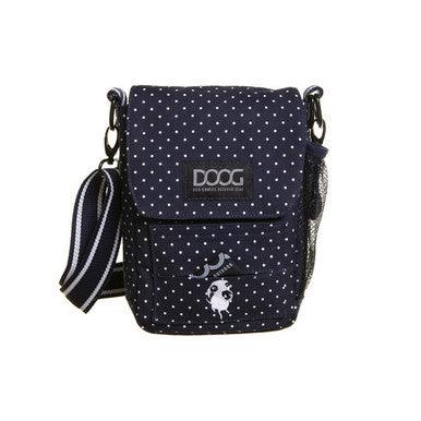 DOOG Shoulder Bag - Navy/polka dot