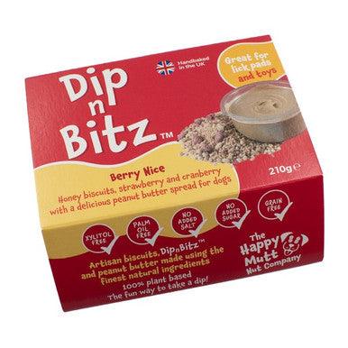 Dip N Bitz 210g Berry Nice - Honey Biscuit, Strawberry and Cranberry