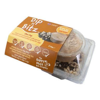 Dip N Bitz 210g Choc Pop - Carob and Coconut Biscuit, Carob and Popcorn