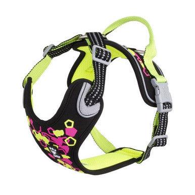 Hurtta Weekend Warrior Neon Harness Licorice 40-45 cm