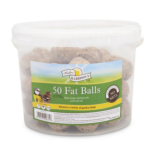 Harrisons Energy Boost Fat Balls 50 Tub (No Nets) 85g