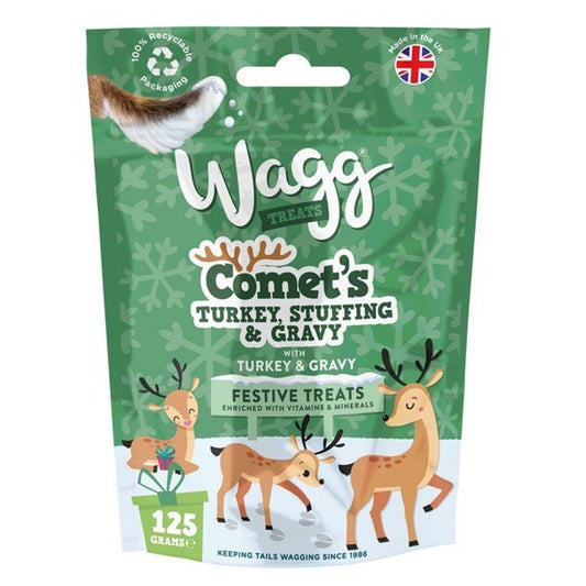 Wagg Treats Turkey&Stuffing Comet 125g