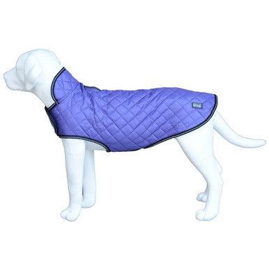 Henry Wag Purple Quilted Dog Jacket Small 40cm