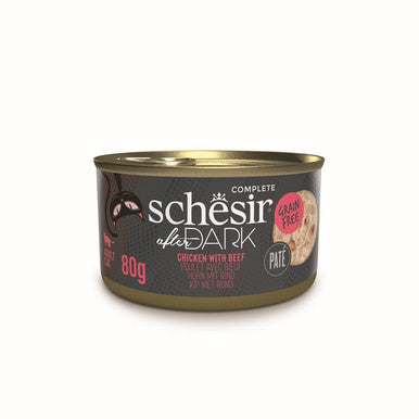 Schesir After Dark Pate Adult Cat Chicken & Beef 80g