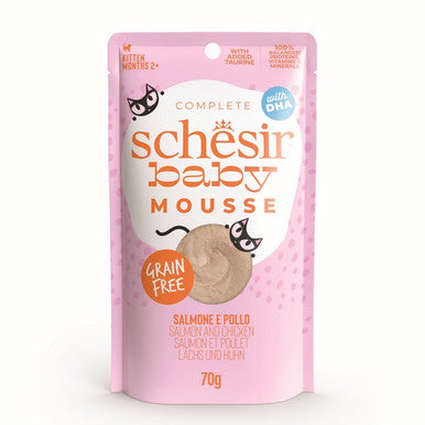 Schesir Baby Mousse Kitten Cat Salmon 70g