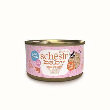 Schesir Baby Wholefood Kitten Cat Chicken & Salmon 70g