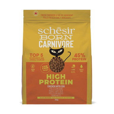 Schesir Dry Born Carnivore Chicken & Egg Adult 255G