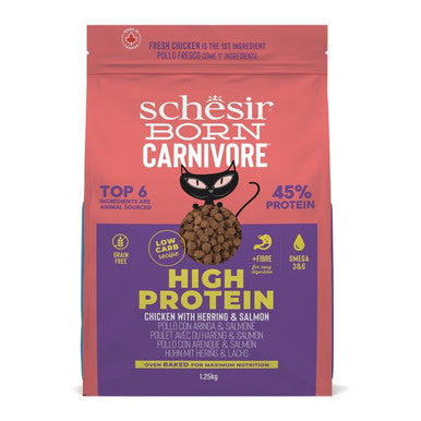 Schesir Dry Born Carnivore Chicken & Herring Adult 1.25Kg