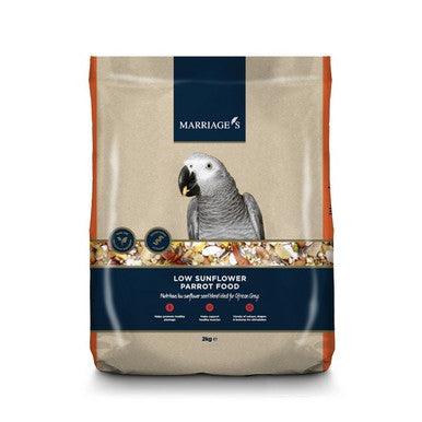 Marriages Low Sunflower Parrot Food 2Kg