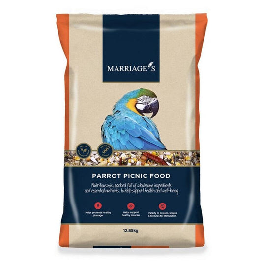 Marriages Parrot Picnic Food 12.55Kg