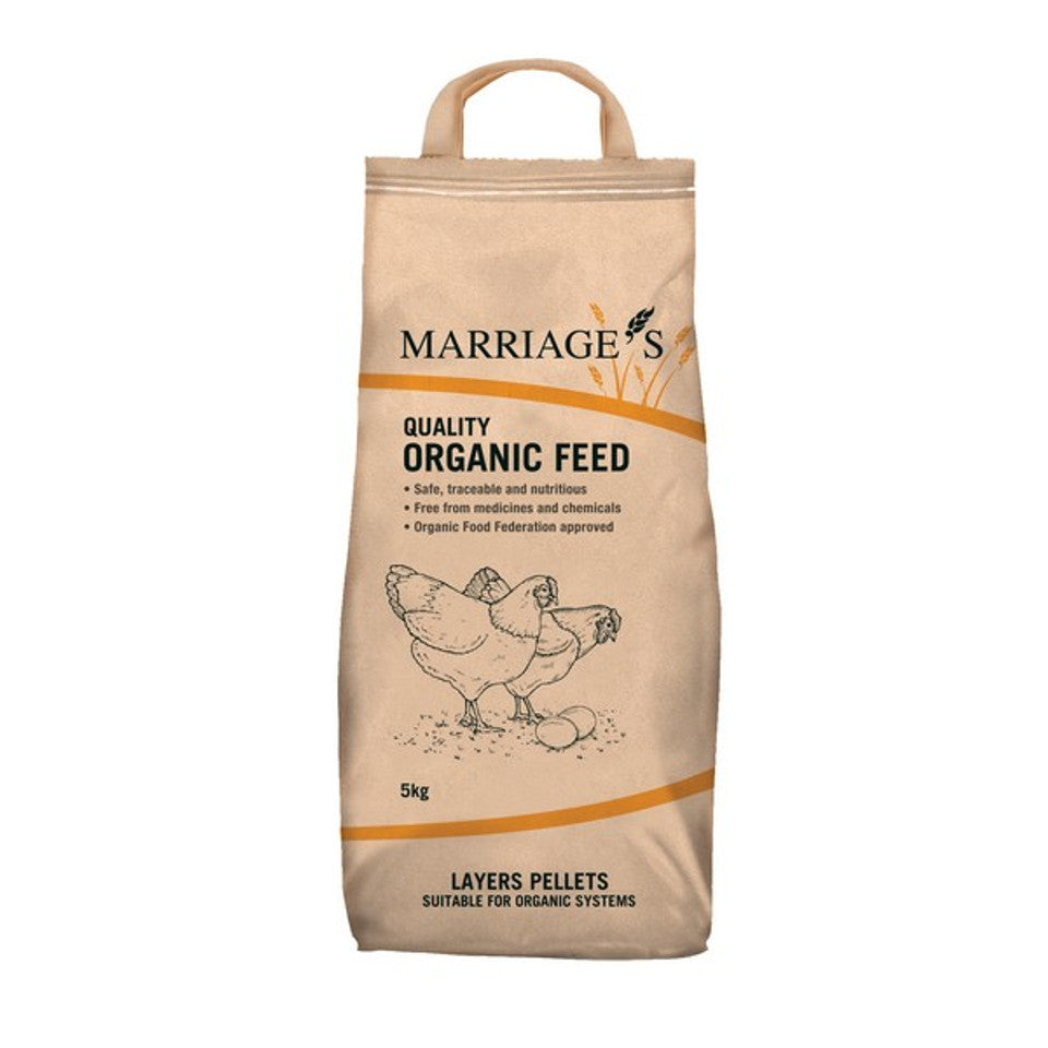 Marriages Organic Layers Pellets 5kg