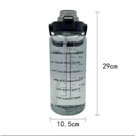 2l Water Bottle - With Straw - North East Pet Shop North East Pet Shop 