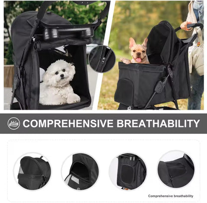 3 Wheel Dog Shack UK! Pushchair Stroller - North East Pet Shop Dog Shack UK