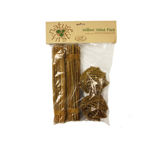 Nature First Willow Value Pack - 2 Sticks / 2 Small Balls