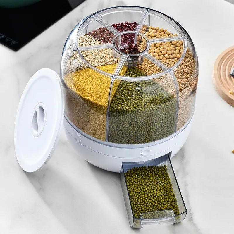 360° Rotating Pet Food Dispenser - Moisture-Proof Storage Container - North East Pet Shop North East Pet Shop 