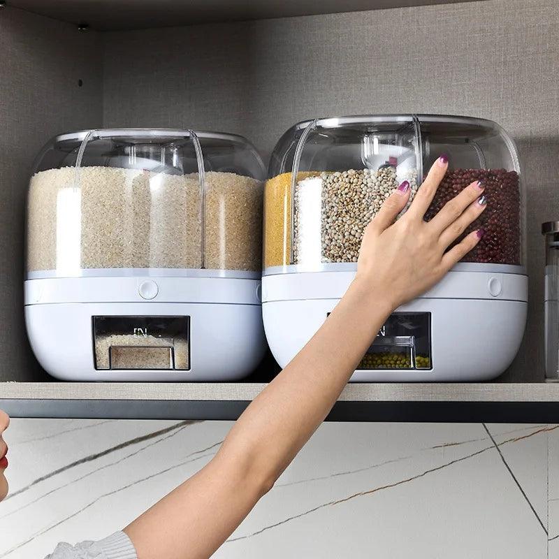 360° Rotating Pet Food Dispenser - Moisture-Proof Storage Container - North East Pet Shop North East Pet Shop 