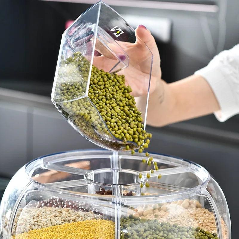 360° Rotating Pet Food Dispenser - Moisture-Proof Storage Container - North East Pet Shop North East Pet Shop 