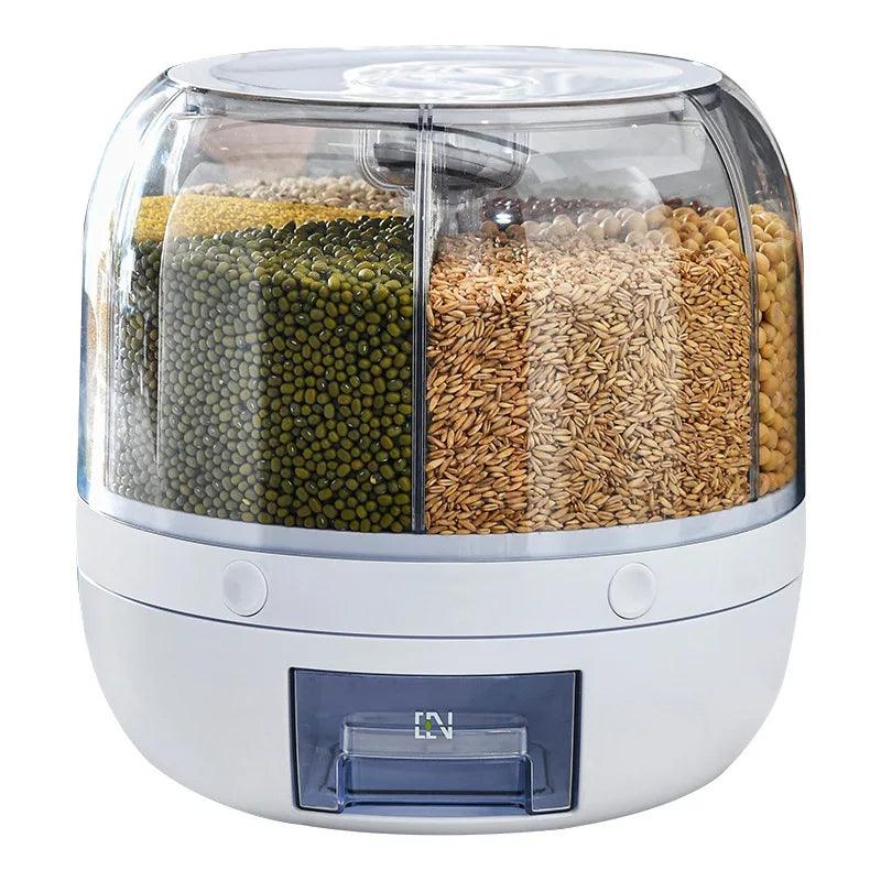 360° Rotating Pet Food Dispenser - Moisture-Proof Storage Container - North East Pet Shop North East Pet Shop 