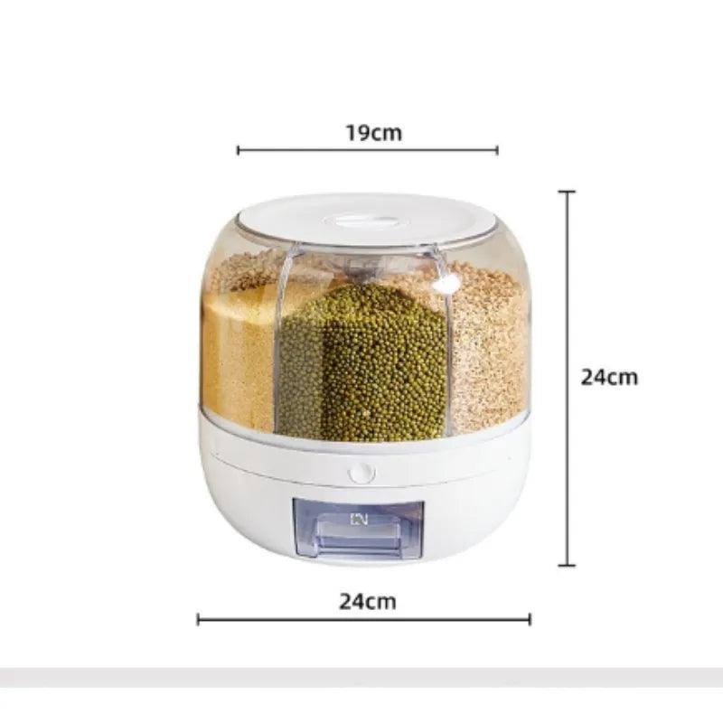 360° Rotating Pet Food Dispenser - Moisture-Proof Storage Container - North East Pet Shop North East Pet Shop 