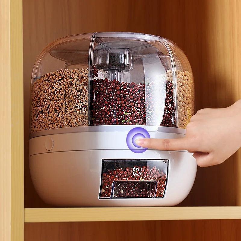 360° Rotating Pet Food Dispenser - Moisture-Proof Storage Container - North East Pet Shop Dog Shack UK