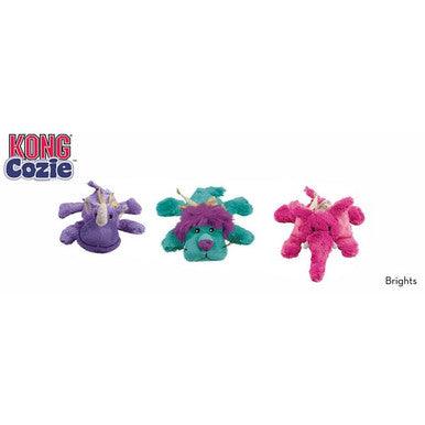 KONG Plush Cozies Brights Medium