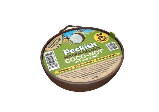 Peckish Nat Bal Coco-Not Feeder x12