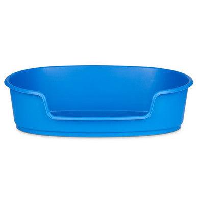 Animal Instincts Plastic Pet Bed Blue 53cm