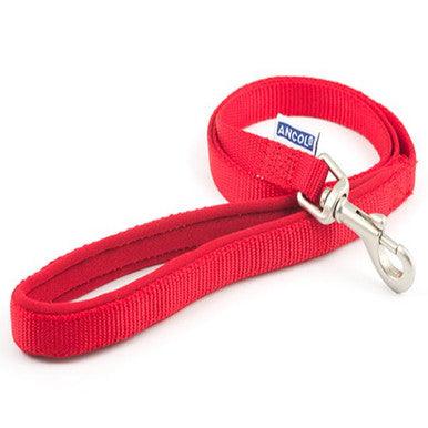 Ancol Nylon Lead Red 12mmx1m