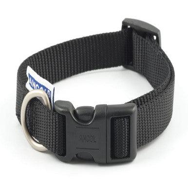 Ancol Viva Adjustable Collar Black 45-70cm Size 5-9