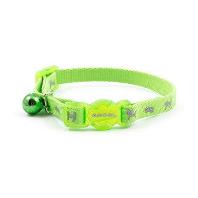 Ancol Safety Kitten Collar Hi-Vis Green