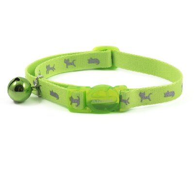 Ancol Hi-Vis Green Safety Kitten Collar