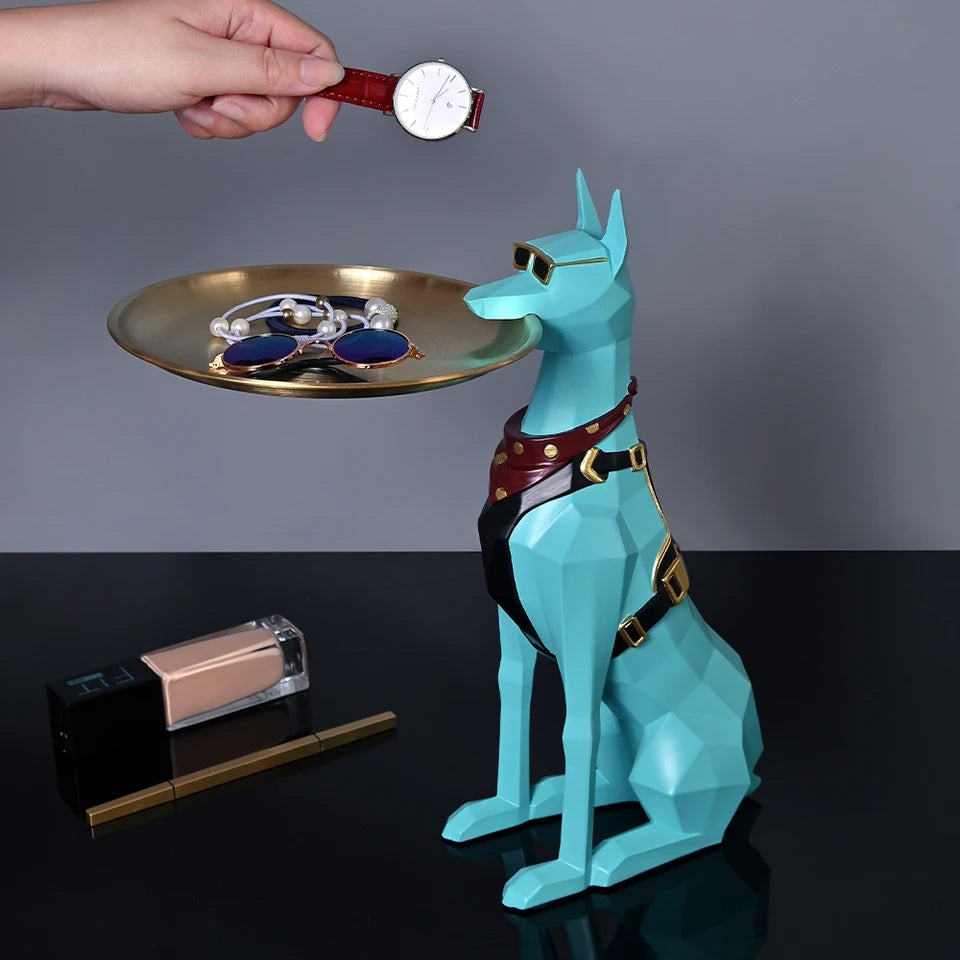 Design Dog Tray Statue - CLEARANCE
