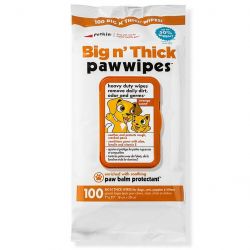 Petkin Big n Thick Paw Wipes, 100pcs