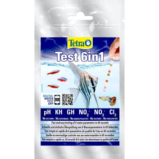 Tetra Test Strips 6in1 - 10 Strips