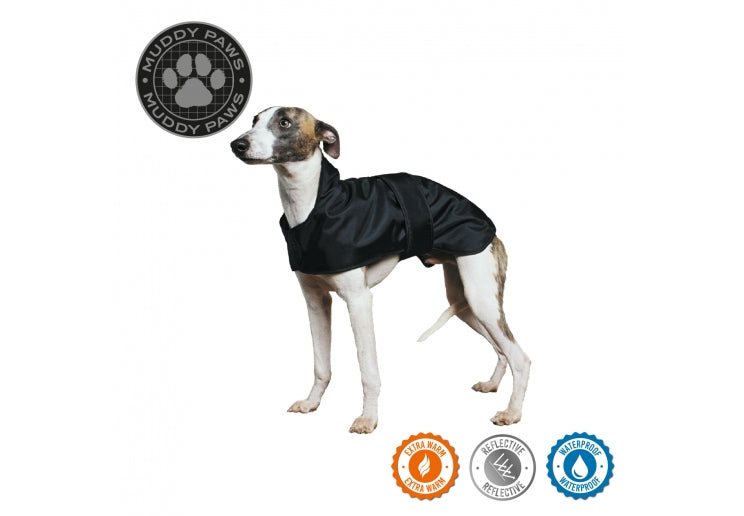 Hound Dog Coat Black 43cm