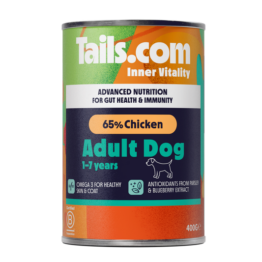 Tails.com Inner Vitality Adult Chicken Can 400g