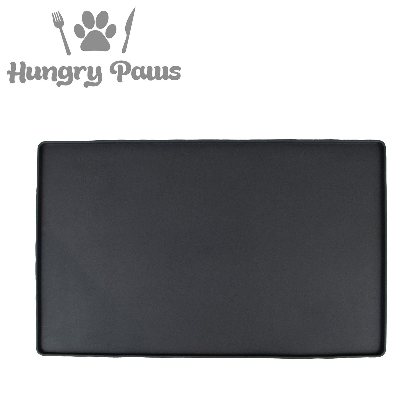 Ancol Hungry Paws Grey Feeding Mat 45 x 27.5cm