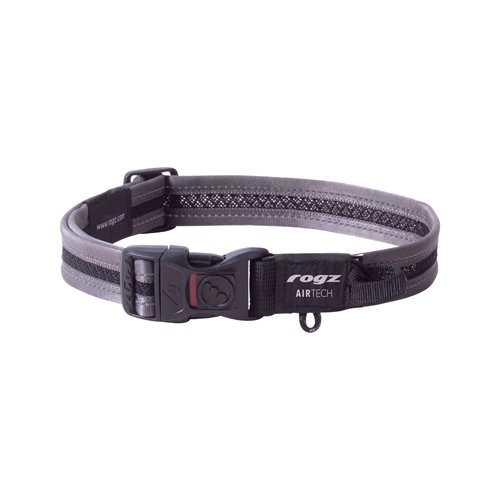 Rogz AirTech Classic Collar Platinum Grey L