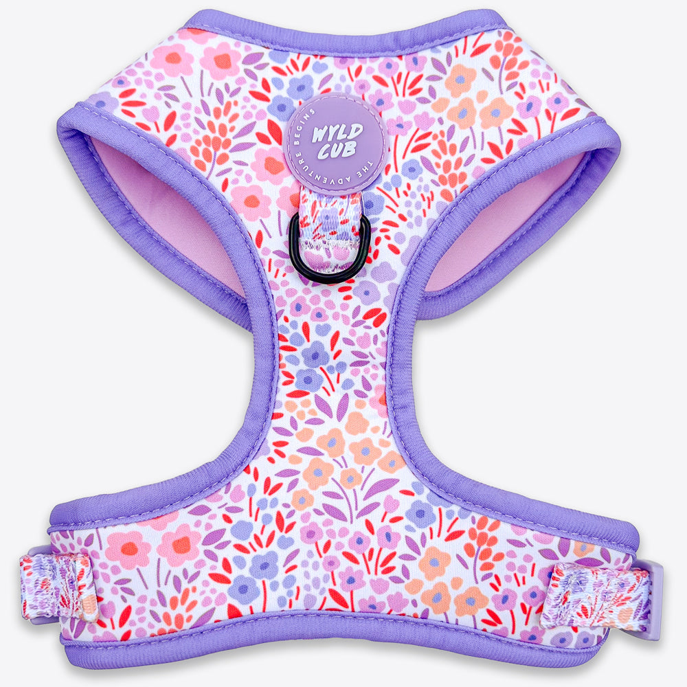 Wyld Cub - Adjustable Dog Harness: Notting Hill Lilac