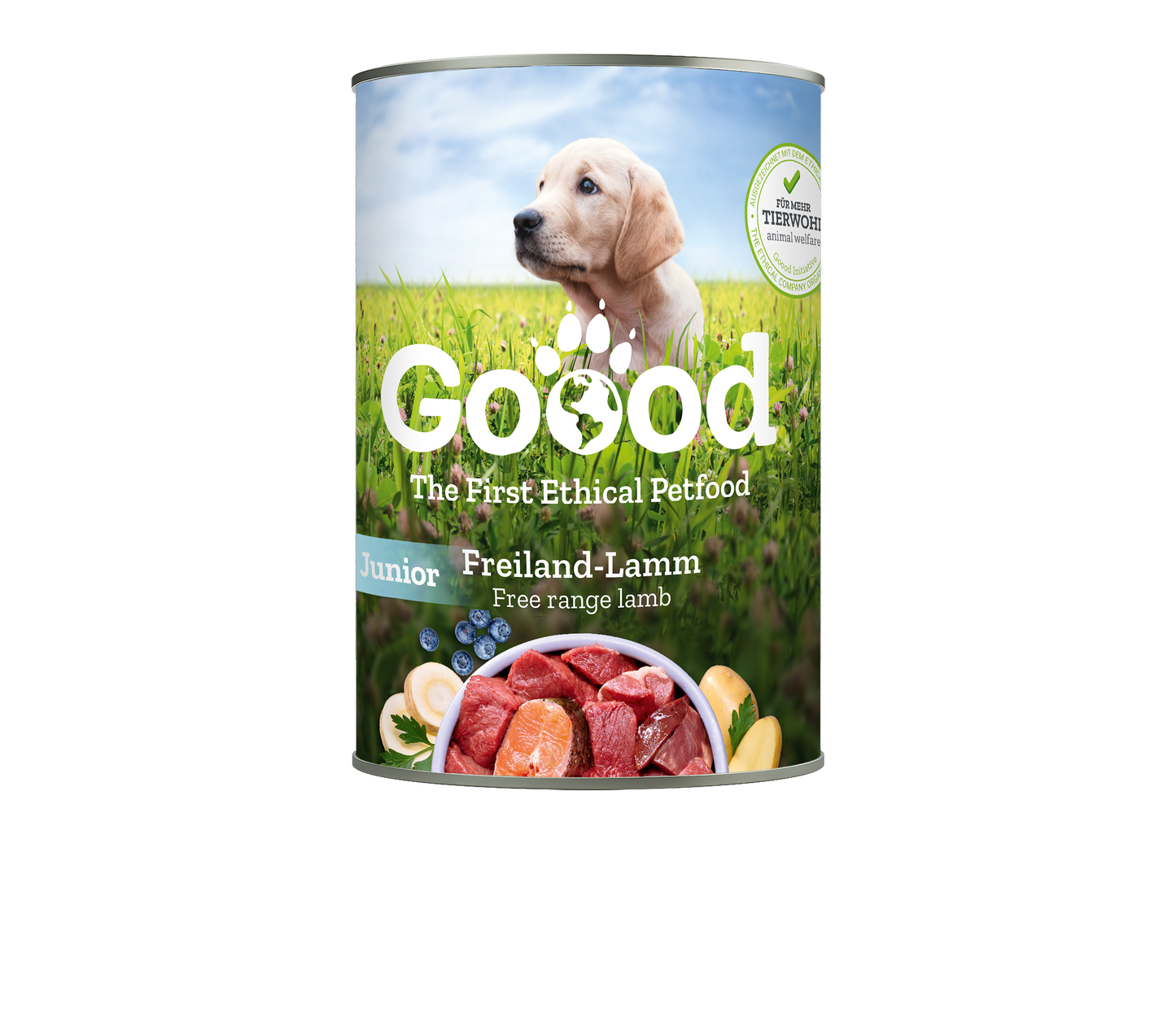 Junior - free range lamb & sustainable trout