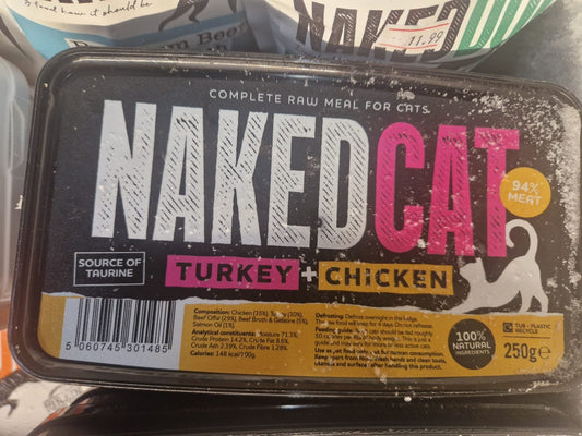 NAKED CAT Turkey & Chicken 250g