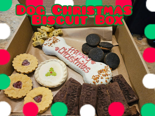 Dog Christmas Biscuit Box