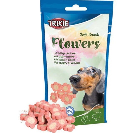 Soft Snack Flowers with lamb & poultry